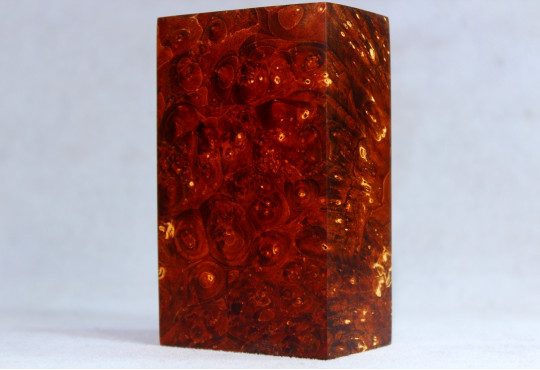 Stabilized Maple Burl Wood Mod Block